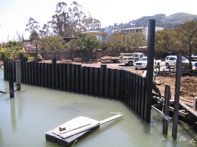 Composite Sheet Pile Wall System