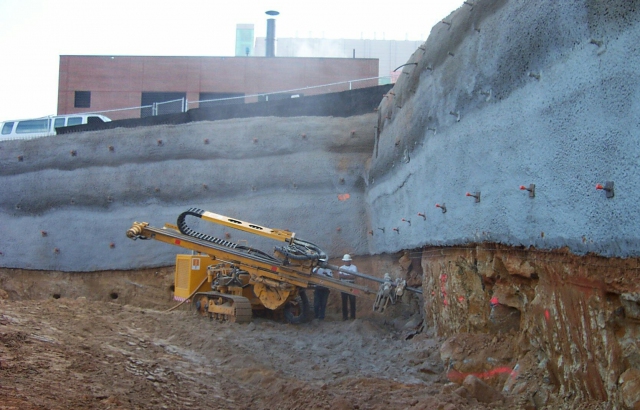 Soil nailing, design and construction service 