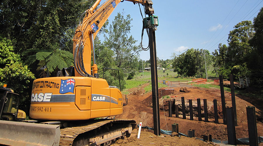 Sheet Pile Used as Permanent Foundation and Retention Systems