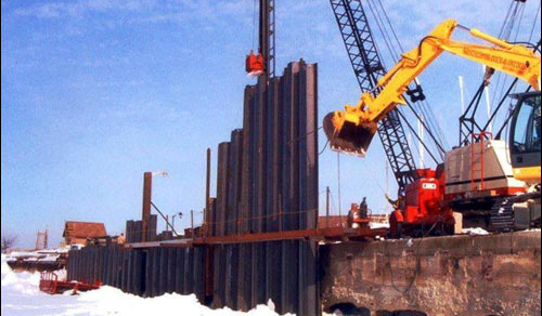 Setting & Driven Tips for Sheet Piling