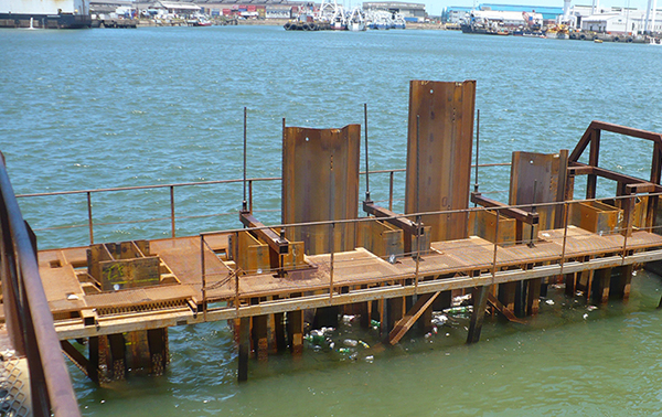 Sheet pile in marine applications