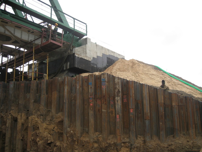 Advantages by using sheet piles