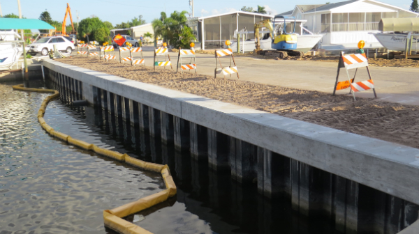 The effect of sheet pile length on the capacity of sheet pile foundation