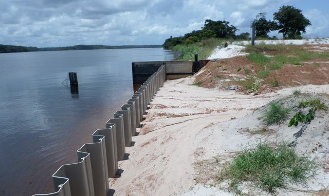 Typical sheet pile section